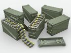 Legend 1/35 PA-120 40mm Grenade Ammo Box 32 Cartridges (12 Cans 4 Belts) LF3D050