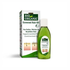 INDUS VALLEY Bio Organic Growout Hair Oil for Hair Growth 100% Organic 100ml