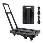 Folding Hand Truck Dolly Cart with Wheels Luggage Cart Trolley Moving 440lbs