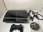 SONY PLAYSTATION PS3 FAT CECHH01 1 TB HDD STORAGE with Cables & Controller