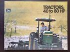 1970s John Deere Tractors Sales Brochure Dealer Advertising Catalog