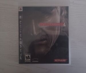 Metal Gear Solid 4 PlayStation 3 Ps3 - Artwork Case And Game