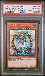 Yugioh PSA 10 2022 Dark Magician Girl MP22-EN268 Secret Rare (Stock Photo)
