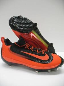 Nike 819137 Air Huarache 2KFilth Elite Baseball Cleats Shoes Black Orange Mens