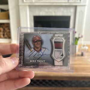 2021 Topps Mike Trout Through The Years Dynasty Auto Patch 1/1 TTY-9 Reprint*