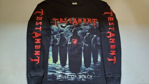 Testament souls black long sleeve shirt thrash metal megadeth exodus overkill