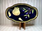 Gates Ware Ceramic Garlic And Olives Oval Serving Bowl By Laurie Gates