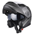 AHR RUN-M3 Modular Flip Up Helmet Full Face Dual Visor DOT Motorcycle Bike