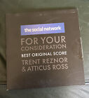 For Your Consideration Social Network: Best Original Score PROMO MUSIC CD FYC