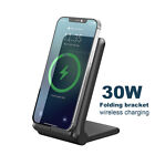 30W Foldable Wireless Charger Charging Dock For Apple iPhone Samsung Android US