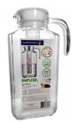 Luminarc 57.5oz (1.7L) Infuse Quadro Pitcher with Lid And Infuser Tube BPA Free