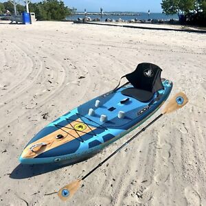 BODY GLOVE Paddleboard, Fishing Kayak & SUP Stand Up Paddle Board Combo, W/ Seat