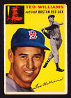 1954 TOPPS #250 TED WILLIAMS RED SOX