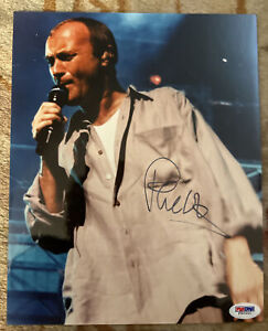Phil Collins  Musician Genesis  SIGNED AUTOGRAPH   8x10 photo    PSA/DNA