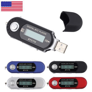 USB Digital MP3 Music Player LCD Screen Support 32GB TF Card + FM Radio Portable
