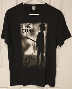 THE CURE Boys Don’t Cry Amplified Tag Band T-Shirt Colour Black Size Large BNWT.