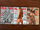 Playboy Magazines Lot of 3~ Jan./Feb./March 2007~ Pamela Anderson~ Mariah Carey