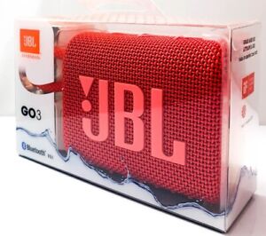 New ListingNew JBL Go 3 Portable Waterproof and Dustproof Wireless Speaker JBLGO3 RED