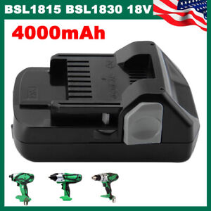 New Battery For HITACHI HXP 18V Lithium Ion BSL1815 BSL1815X BSL1830 BSL1840