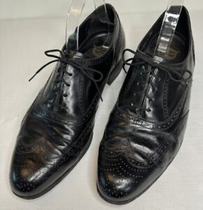 FLORSHEIM 409501 11E Lexington Black Wingtip Mens Shoes Tie