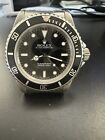 Rolex Mens Submariner Stainless Steel Watch No Date Black Dial Bezel 14060 1994