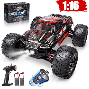 Remote Control Car 1:16 RC Cars 40+Km/H 4WD off Road Monster Truck with Lights