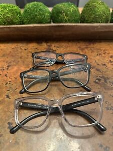 Burberry B2225 3397 Eyeglasses-CLEAR TRANSPARENT-Square Full Rim Frames 53-18-14