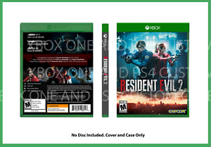 CUSTM REPLACEMENT CASE NO DISC Resident Evil 2 Remake XBOX SEE DESCRIPTION