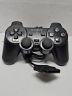 Sony PlayStation 2 DualShock PS2 Controller Black Official OEM SCPH-10010 Tested