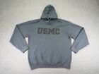 MV Sport Hoodie Men's Medium USMC Marine Corps Pullover Sweatshirt Blue