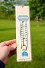 Vintage 1960's Standard Oil Metal Thermometer advertising outdoor sign torch