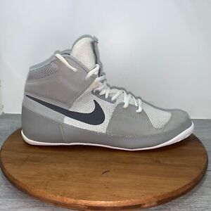 Nike Fury Wrestling Shoes Men's Size 12 A02416-101 Gray Sneakers Athletic Rare