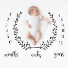 Baby Photography Prop Blanket Baby Milestone Blanket Infant Growth Record Bla...
