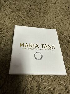 Maria Tash Diamond Hoops 11 mm Clicker White Gold Conch, Lobe, Helix