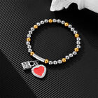 Luxurious Classic Bracelet from Uno de 50 with Silver Beads and Padlock Charm