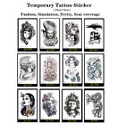 Fashion Temporary Men Women Body Arm Leg Fake Tattoo Stickers Can Cover Scars