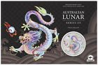 2024 Australia Lunar Dragon Brisbane ANDA White Dragon 1 oz Silver Coin in Card