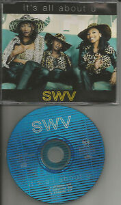 SWV It’s All About U w/ RARE INSTRUMENTAL & ACAPPELLA CD Single USA SELLER 1996