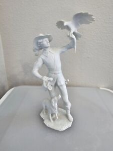New ListingKaiser Falconer Hunter Figurine Porcelain Germany signed