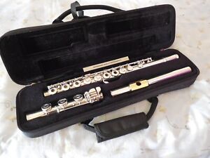 Gemeinhardt 3SHB Solid Silver Head Open Hole B Foot Flute Reconditioned Ready