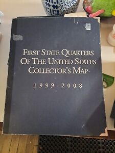 1999-2008 First State Quarters of the US Collector's Map No Coins HOBBY FUN KIDS