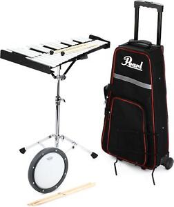 Pearl Student Bell Kit - with Rolling case and Practice Pad