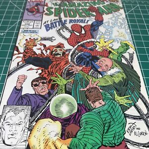 Amazing Spider-Man #338 DIRECT (1990) Battle Royal Michelinie HighGrade