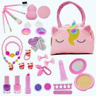 Kids Makeup Kit for Girl 27 Pcs Makeup Set Toy with Unicorn Cosmetic Bag