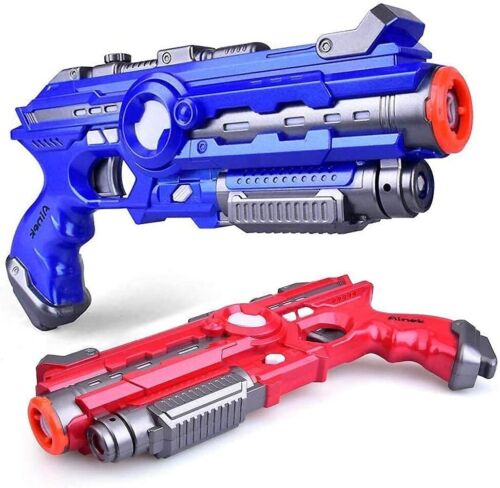New -- Ainek Laser Tag Gun Toys, Multi Player Laser Gun Battle Games, Set of 2
