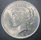 1922 Peace Dollar BU Uncirculated Mint State 90% Silver $1 US Coin
