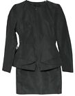 ESCADA Skirt Suit Blazer Peplum Silk Blend Career Suit Skirt 34 Jacket 36