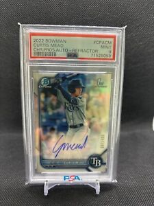 New Listing2022 Bowman Chrome 1st  Curtis Mead Refractor Auto /499 PSA 10