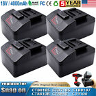 for Snap on CTB8185 Battery 18V 4Ah Li-ion CTB8187 CTB7185 CT8850 CTC720 Charger