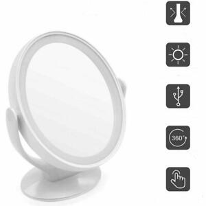x7 Professional Magnifying Lighted Makeup Mirror LED Light Desktop Double Side